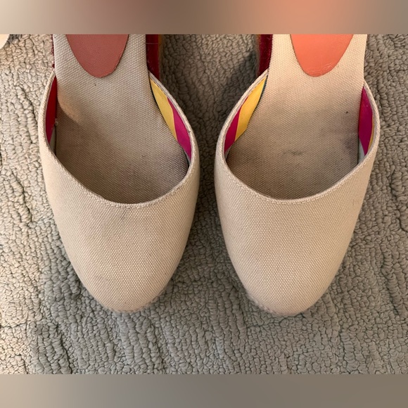 Castaner x Paul Smith rainbow lace-up espadrille wedges size 37 🌈 - Picture 7 of 7